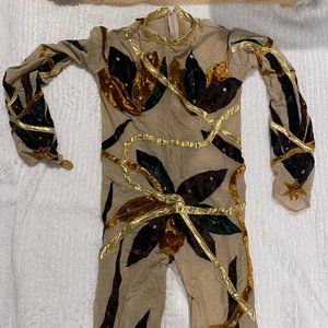 Beige sheer jumpsuit